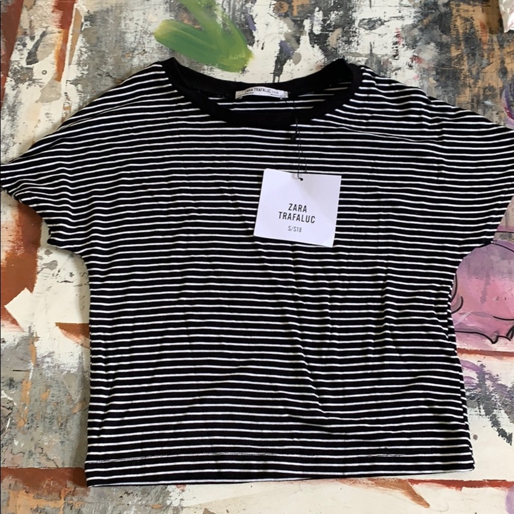 zara crop top
